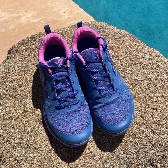 Vionic Mesh Lace-Up Athletic Sneakers - 335 Miles ~ Indigo - Picture 1 of 11
